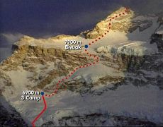 01C 80 Metres Below The Summit DVD Barabas - Upper Climbing Route On Kangchenjunga North Face At Sunset The first attempt by Juraj Kardhordo, Vladimir Plulik and Jaroslav Vondercik reached 7700m on May 5. The second attempt reached 8300m on May 8. The third&hellip;
